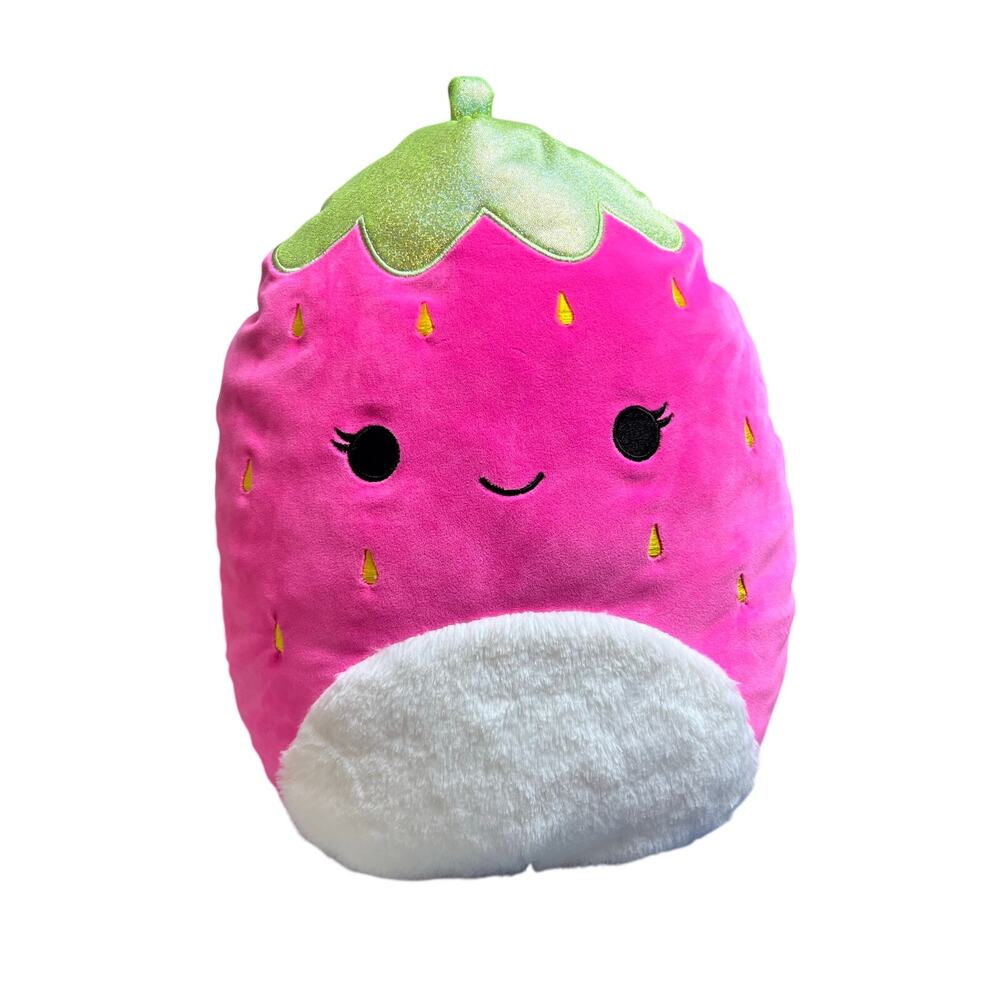 Squishmallows Mimi the Strawberry Blacklight Plush 14inch